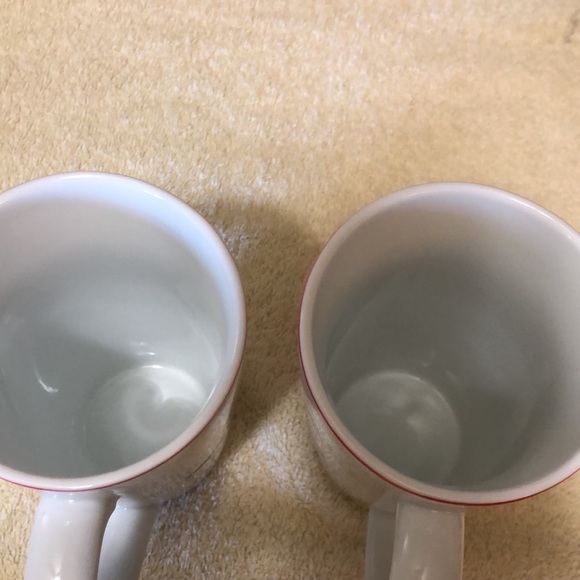 Two Fitz&Floyd Happy Holidays Gourmet Presents Cappuccino Mugs 6x3.5” - Picture 5 of 6